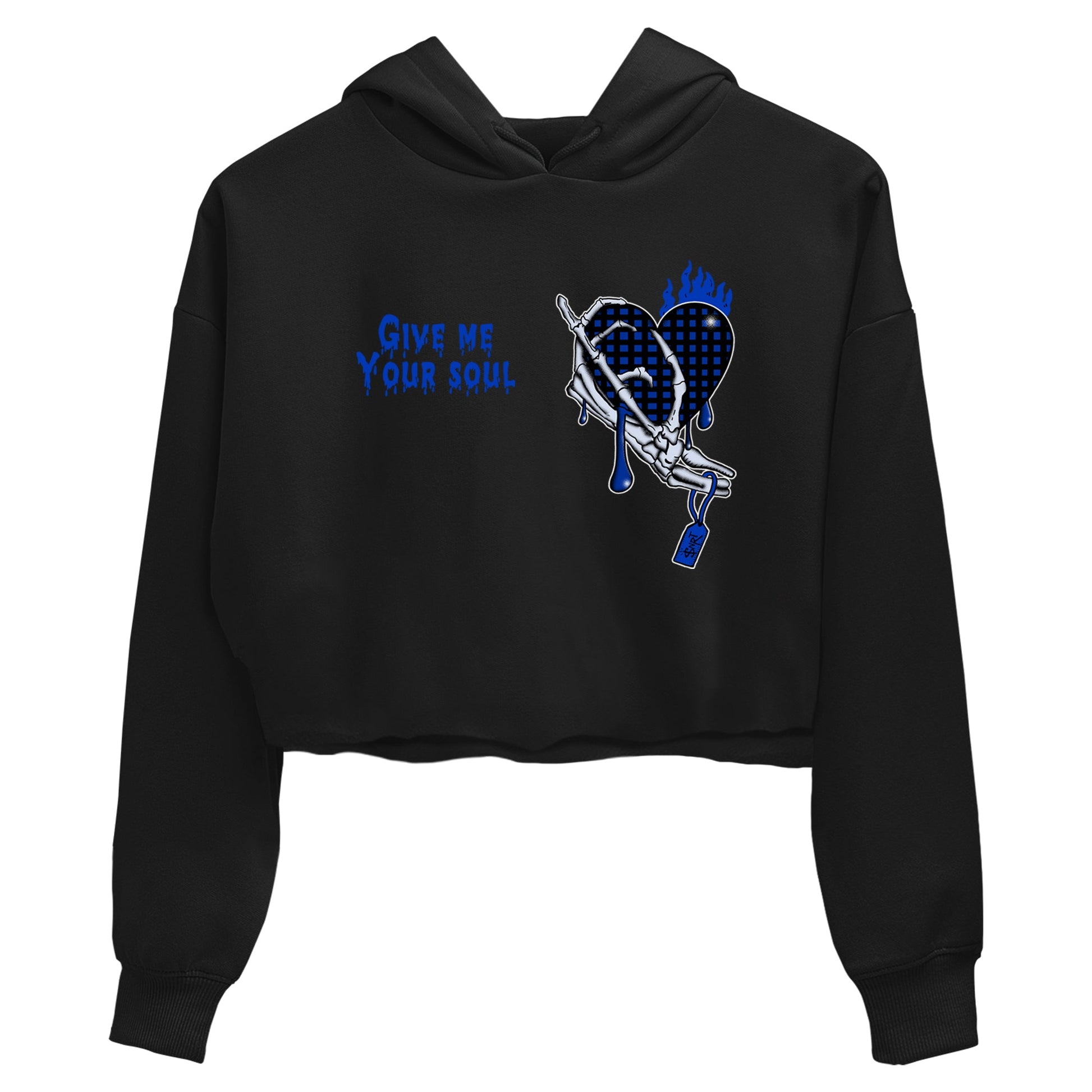 Air Foamposite One Royal shirts to match jordans Give Me Your Soul unique Halloween sneaker tee Air Foamposite One Royal SNRT Sneaker Release Tees unisex cotton Black 2 Crop Shirts