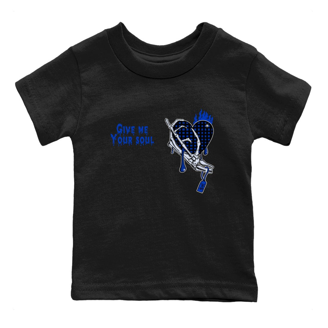 Air Foamposite One Royal shirts to match jordans Give Me Your Soul unique Halloween sneaker tee Air Foamposite One Royal SNRT Sneaker Release Tees Youth Baby Black 2 crew neck shirts
