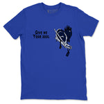 Air Foamposite One Royal shirts to match jordans Give Me Your Soul unique Halloween sneaker tee Air Foamposite One Royal SNRT Sneaker Release Tees unisex cotton Royal Blue 2 crew neck shirts