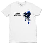 Air Foamposite One Royal shirts to match jordans Give Me Your Soul unique Halloween sneaker tee Air Foamposite One Royal SNRT Sneaker Release Tees unisex cotton White 2 crew neck shirts