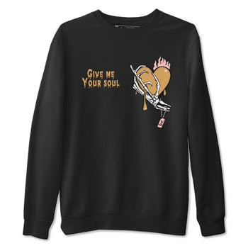 AF1 Linen shirts to match jordans Give Me Your Soul sneaker match tees Air Force 1 Linen match shoes to clothes SNRT Sneaker Tees unisex cotton Black 2 shirts