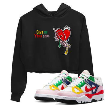 AF 3 Nigo shirtsto match jordans Give Me Your Soul sneaker match tees Air Force 3 Low x Nigo Blue Void and Tour Yellow match shoes to clothes SNRT Sneaker Tees unisex cotton Black 1 crop tee
