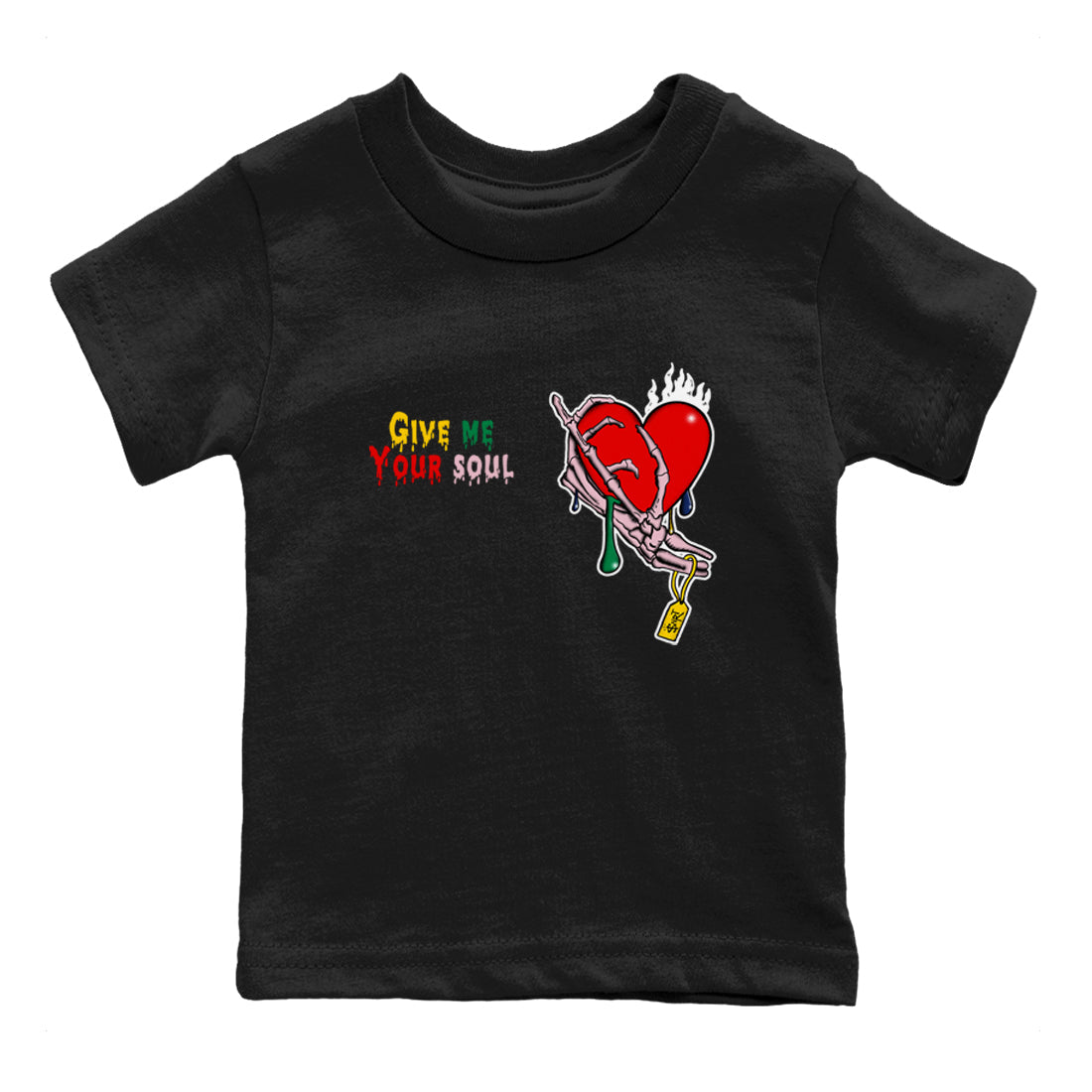 AF 3 Nigo shirtsto match jordans Give Me Your Soul sneaker match tees Air Force 3 Low x Nigo Blue Void and Tour Yellow match shoes to clothes SNRT Sneaker Tees Youth Baby Black 2 tee