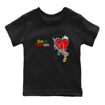 AF 3 Nigo shirtsto match jordans Give Me Your Soul sneaker match tees Air Force 3 Low x Nigo Blue Void and Tour Yellow match shoes to clothes SNRT Sneaker Tees Youth Baby Black 2 tee