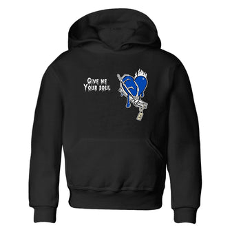 1s Game Royal shirts to match jordans Give Me Your Soul sneaker match tees Air Jordan 1 Retro Low OG Game Royal match shoes to clothes SNRT Sneaker Tees Youth Baby Black 2 tee