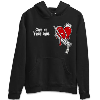 1s Lost & Found shirts to match jordans Give Me Your Soul unique Halloween sneaker tee Air Jordan 1 Lost & Found SNRT Sneaker Release Tees unisex cotton Black 2 crew neck shirts