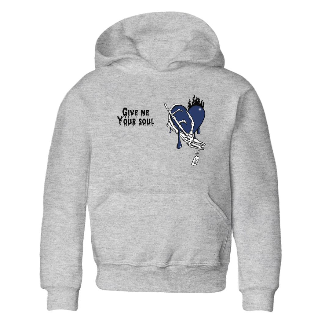 1s Midnight Navy shirts to match jordans Give Me Your Soul unique Halloween sneaker tee Air Jordan 1 Midnight Navy match shoes to clothes SNRT Sneaker Tees Youth Baby Heather Grey 2 tee