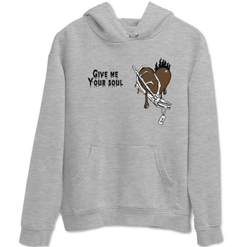 1s Mocha shirts to match jordans Give Me Your Soul unique Halloween sneaker tee Air Jordan 1 Mocha SNRT Sneaker Release Tees unisex cotton Heather Grey 2 crew neck shirts