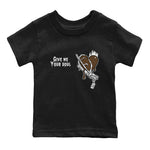 1s Mocha shirts to match jordans Give Me Your Soul unique Halloween sneaker tee Air Jordan 1 Mocha SNRT Sneaker Release Tees Youth Baby Black 2 crew neck shirts