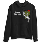 1s Travis Scott Olive shirts to match jordans Give Me Your Soul unique Halloween sneaker tee Air Jordan 1 Travis Scott Olive SNRT Sneaker Release Tees unisex cotton Black 2 crew neck shirts