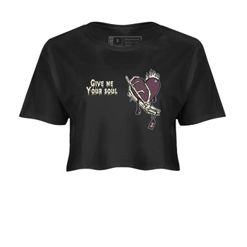 3s A Ma Maniere x Black shirts to match jordans Give Me Your Soul unique Halloween sneaker tee Air Jordan 3 A Ma Maniere x Black SNRT Sneaker Release Tees unisex cotton Black 2 Crop Shirts