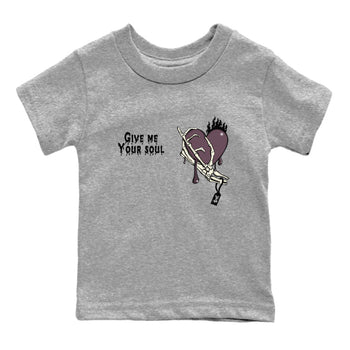 3s A Ma Maniere x Black shirts to match jordans Give Me Your Soul unique Halloween sneaker tee Air Jordan 3 A Ma Maniere x Black SNRT Sneaker Release Tees Youth Baby Heather Grey 2 crew neck shirts