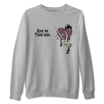 3s A Ma Maniere x Black shirts to match jordans Give Me Your Soul unique Halloween sneaker tee Air Jordan 3 A Ma Maniere x Black SNRT Sneaker Release Tees unisex cotton Heather Grey 2 crew neck shirts