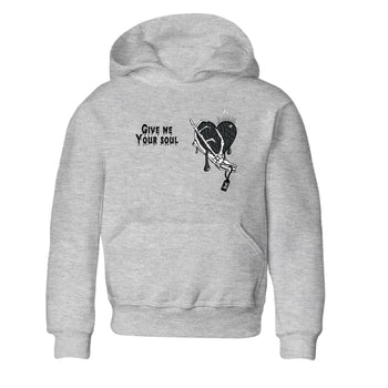 Air Jordan 3 Black Cat shirts to match jordans Give Me Your Soul sneaker match tees Jordan 3 Retro Black Cat best t shirts to wear with jordans SNRT Sneaker Tees Youth Baby Heather Grey 2 tee