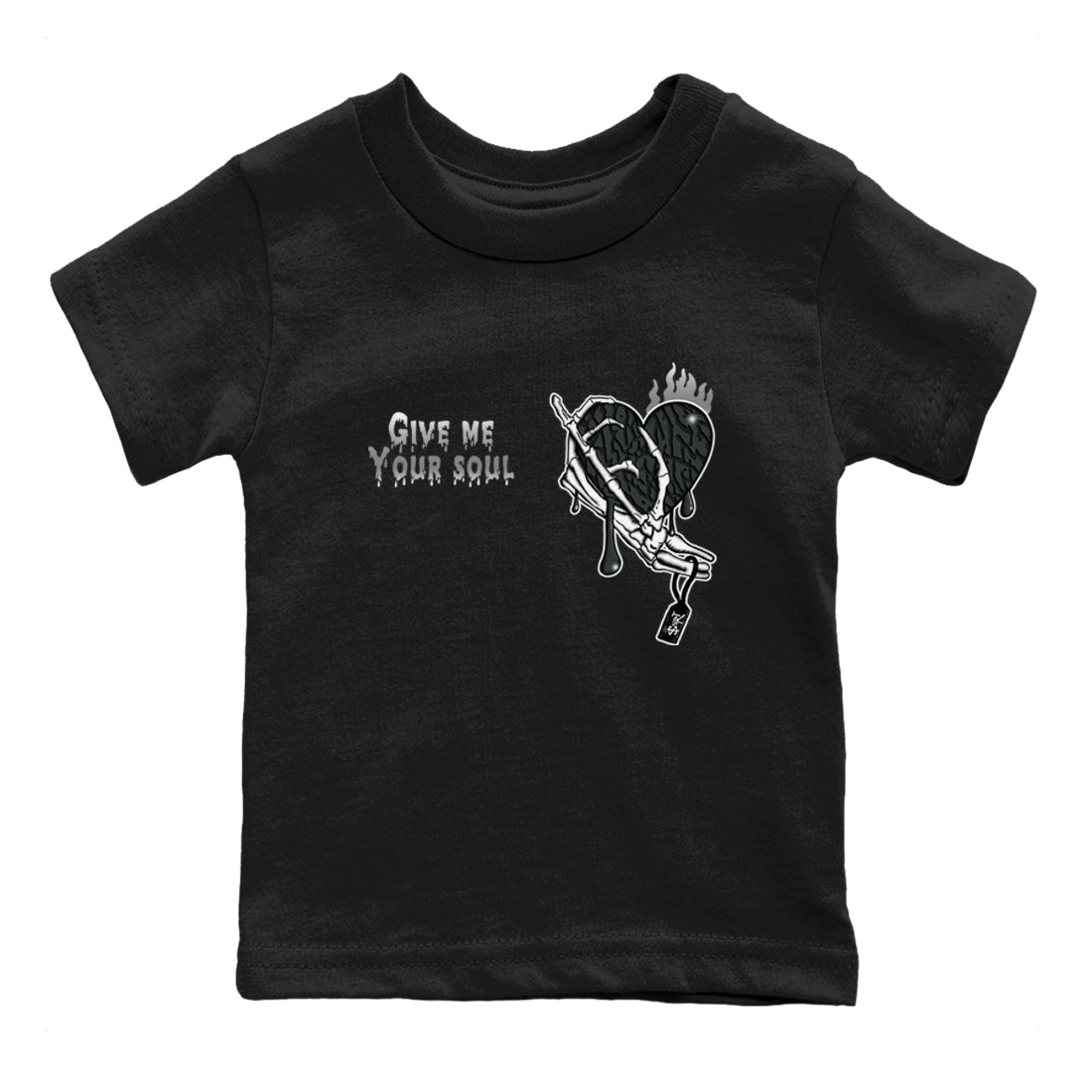 Air Jordan 3 Black Cat shirts to match jordans Give Me Your Soul sneaker match tees Jordan 3 Retro Black Cat best t shirts to wear with jordans SNRT Sneaker Tees Youth Baby Black 2 tee