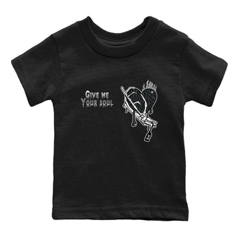 Air Jordan 3 Black Cat shirts to match jordans Give Me Your Soul sneaker match tees Jordan 3 Retro Black Cat best t shirts to wear with jordans SNRT Sneaker Tees Youth Baby Black 2 tee