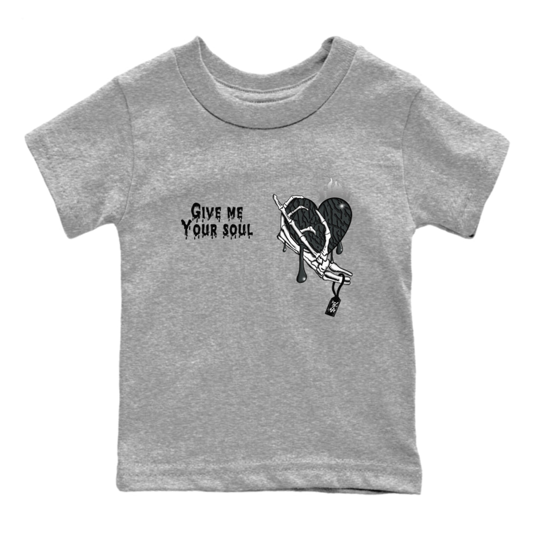 Air Jordan 3 Black Cat shirts to match jordans Give Me Your Soul sneaker match tees Jordan 3 Retro Black Cat best t shirts to wear with jordans SNRT Sneaker Tees Youth Baby Heather Grey 2 tee