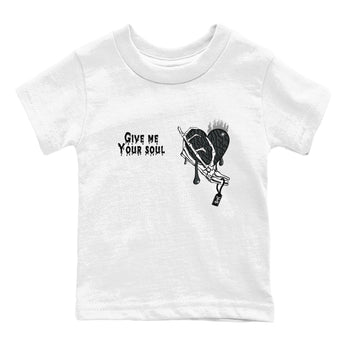 Air Jordan 3 Black Cat shirts to match jordans Give Me Your Soul sneaker match tees Jordan 3 Retro Black Cat best t shirts to wear with jordans SNRT Sneaker Tees Youth Baby White 2 tee