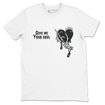 Air Jordan 3 Black Cat shirts to match jordans Give Me Your Soul sneaker match tees Jordan 3 Retro Black Cat best t shirts to wear with jordans SNRT Sneaker Tees unisex cotton White 2 shirts