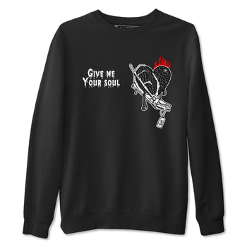 3s Cement Grey shirts to match jordans Give Me Your Soul unique Halloween sneaker tee Air Jordan 3 Cement Grey SNRT Sneaker Release Tees unisex cotton Black 2 crew neck shirts