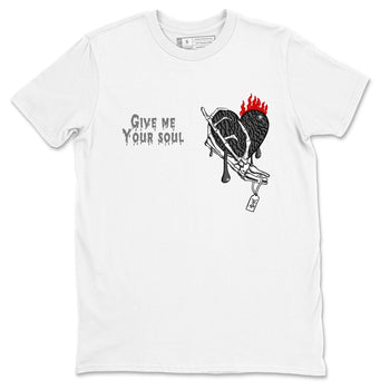 3s Cement Grey shirts to match jordans Give Me Your Soul unique Halloween sneaker tee Air Jordan 3 Cement Grey SNRT Sneaker Release Tees unisex cotton White 2 crew neck shirts
