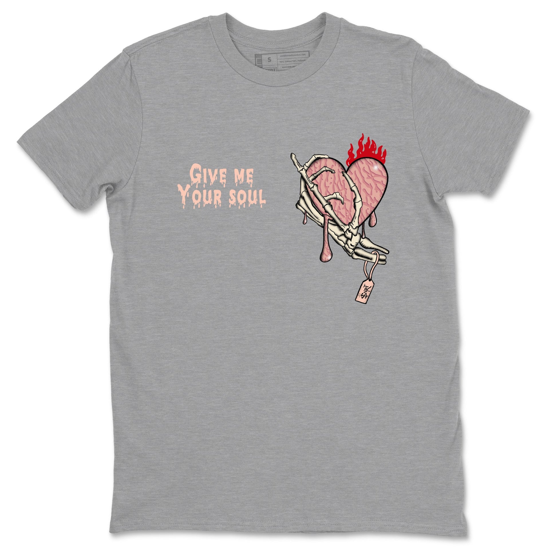 3s Valentines Day shirts to match jordans Give Me Your Soul best t shirts to wear with jordans Air Jordan 3 Valentines Day match shoes to clothes SNRT Sneaker Tees unisex cotton Heather Grey 2 shirts