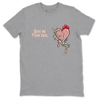 3s Valentines Day shirts to match jordans Give Me Your Soul best t shirts to wear with jordans Air Jordan 3 Valentines Day match shoes to clothes SNRT Sneaker Tees unisex cotton Heather Grey 2 shirts