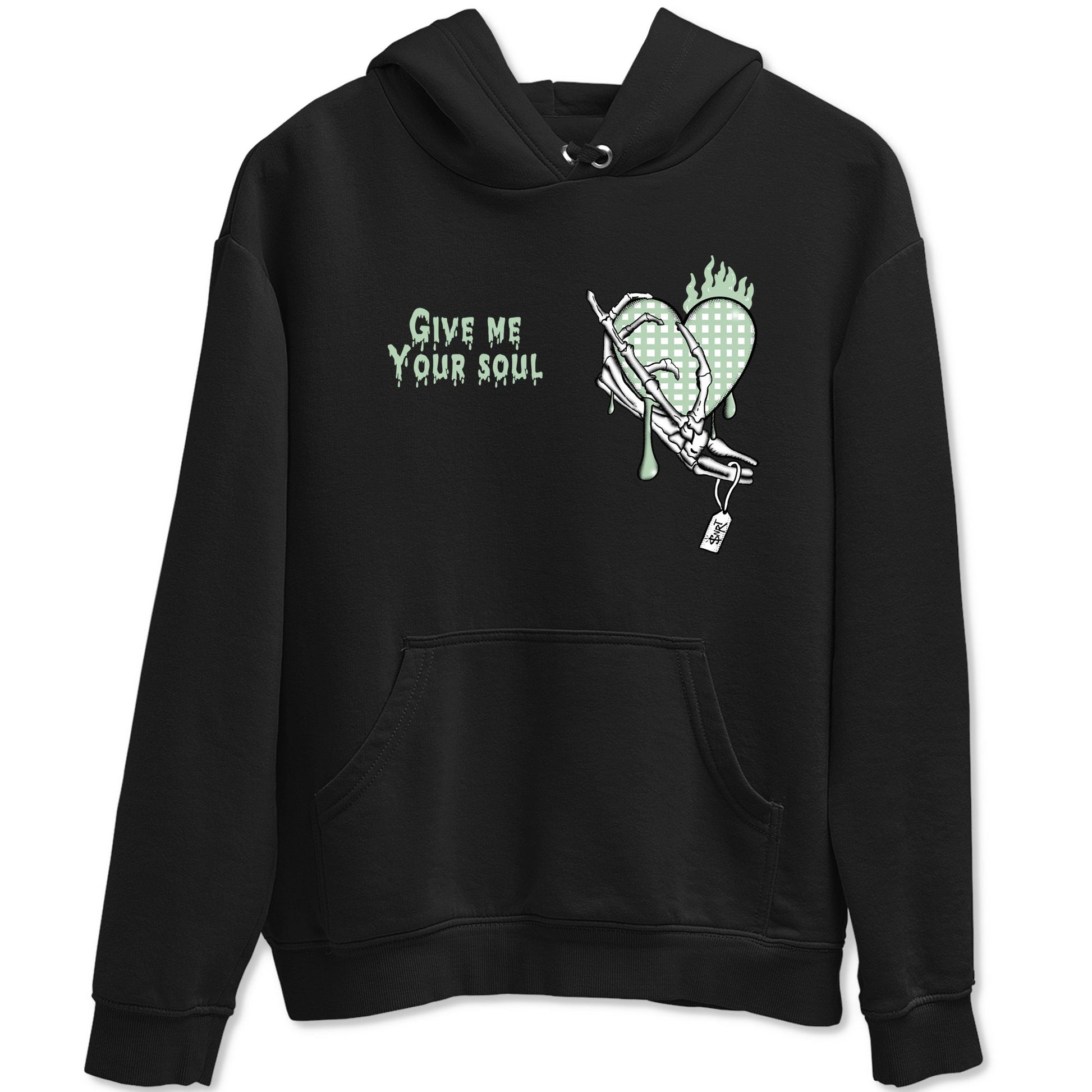 4s Abundance shirts to match jordans Give Me Your Soul sneaker match tees Air Jordan 4 Seafoam match shoes to clothes SNRT Sneaker Tees unisex cotton Black 2 shirts
