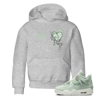 4s Abundance shirts to match jordans Give Me Your Soul sneaker match tees Air Jordan 4 Seafoam match shoes to clothes SNRT Sneaker Tees Youth Baby Heather Grey 1 tee