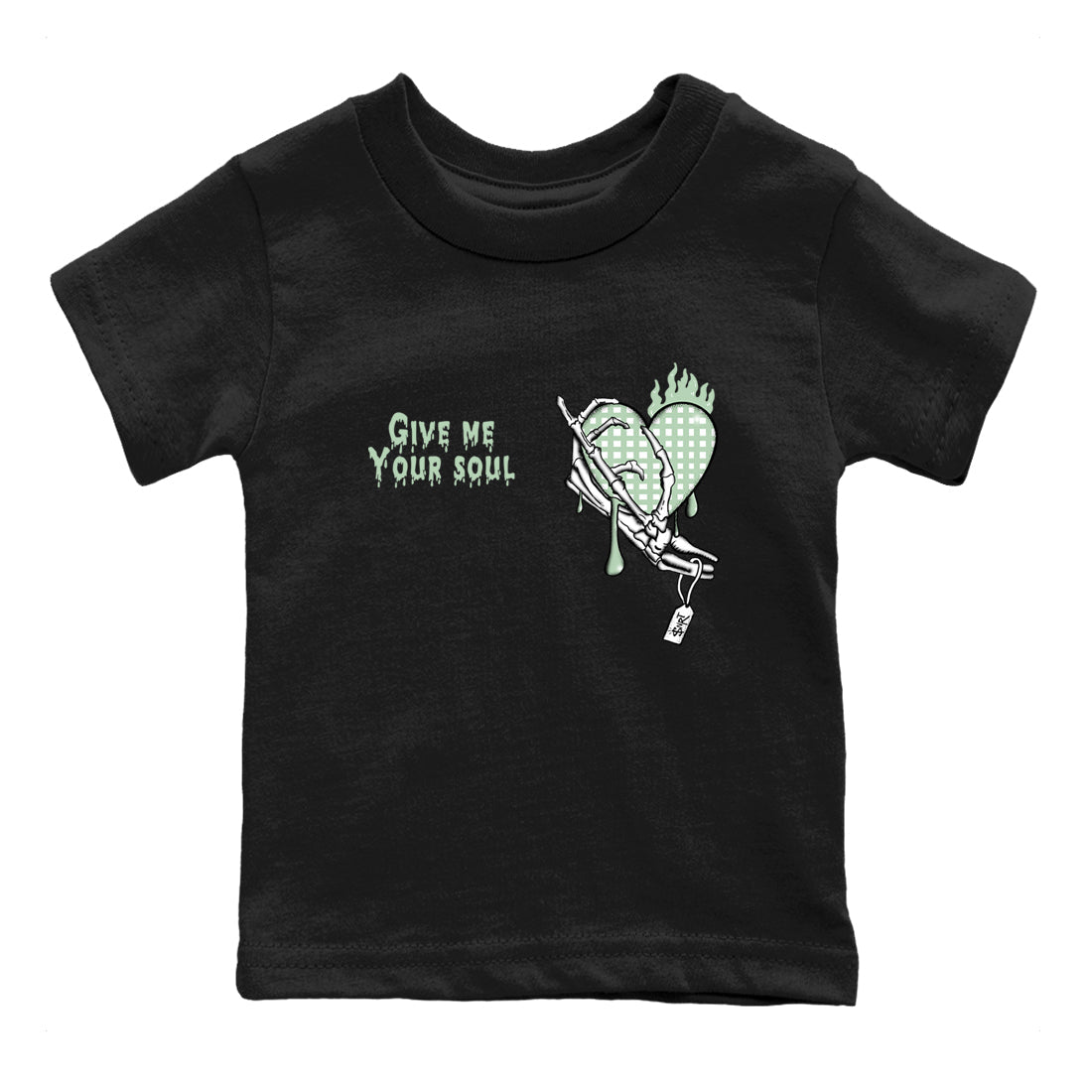 4s Abundance shirts to match jordans Give Me Your Soul sneaker match tees Air Jordan 4 Seafoam match shoes to clothes SNRT Sneaker Tees Youth Baby Black 2 tee