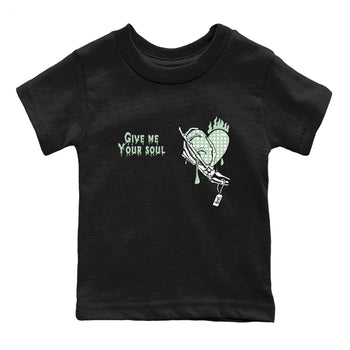 4s Abundance shirts to match jordans Give Me Your Soul sneaker match tees Air Jordan 4 Seafoam match shoes to clothes SNRT Sneaker Tees Youth Baby Black 2 tee