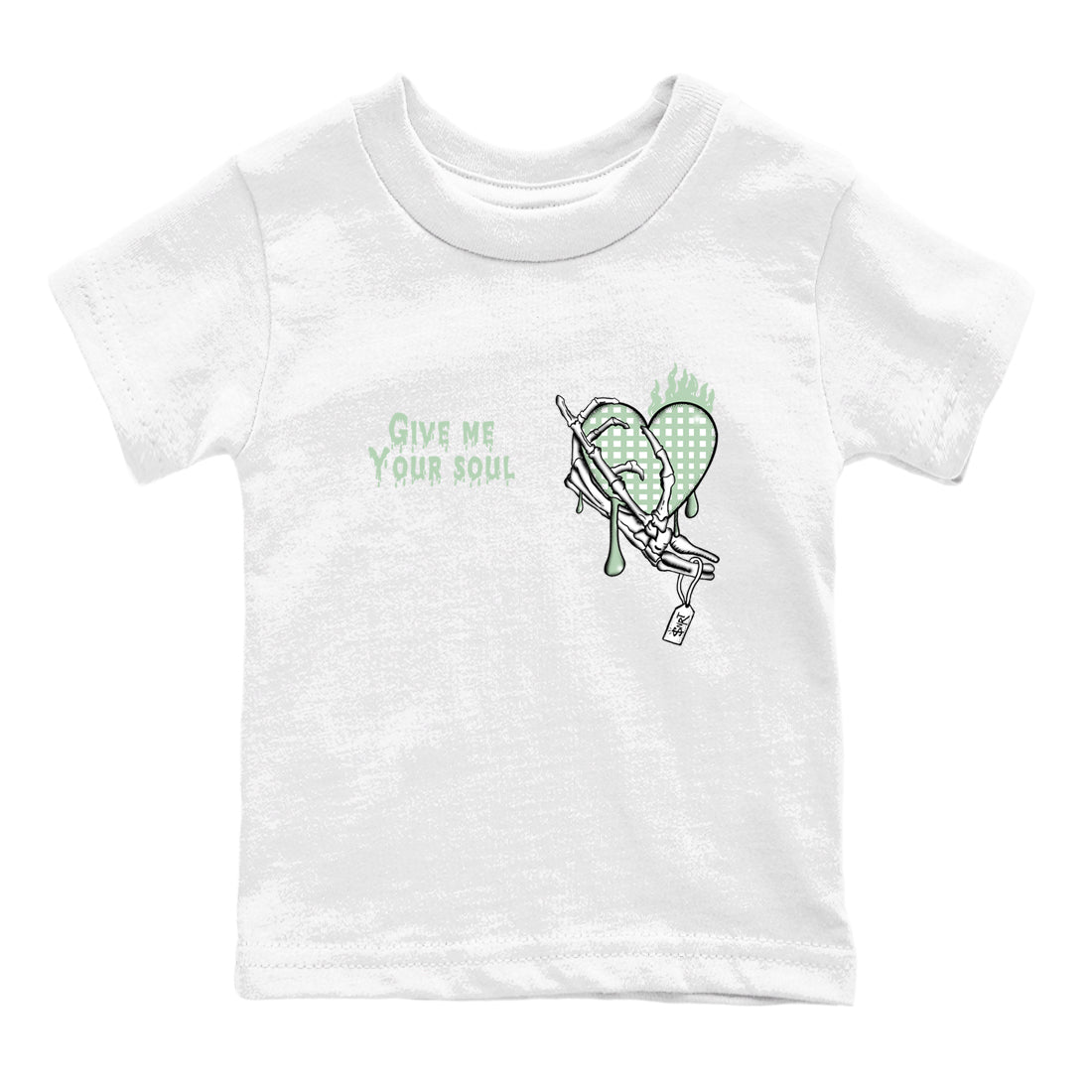 4s Abundance shirts to match jordans Give Me Your Soul sneaker match tees Air Jordan 4 Seafoam match shoes to clothes SNRT Sneaker Tees Youth Baby White 2 tee