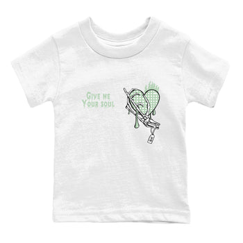 4s Abundance shirts to match jordans Give Me Your Soul sneaker match tees Air Jordan 4 Seafoam match shoes to clothes SNRT Sneaker Tees Youth Baby White 2 tee