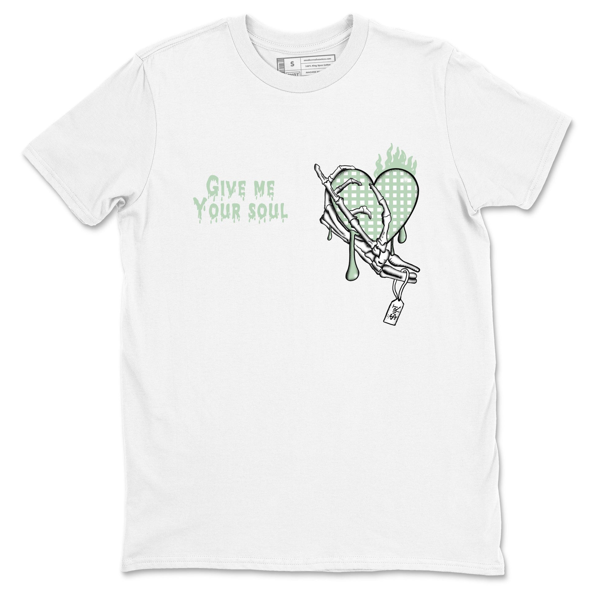4s Abundance shirts to match jordans Give Me Your Soul sneaker match tees Air Jordan 4 Seafoam match shoes to clothes SNRT Sneaker Tees unisex cotton White 2 shirts