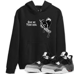 4s Fear shirts to match jordans Give Me Your Soul sneaker match tees Air Jordan 4 Retro Fear match shoes to clothes SNRT Sneaker Tees unisex cotton Black 1 shirts