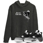 4s Fear shirts to match jordans Give Me Your Soul sneaker match tees Air Jordan 4 Retro Fear match shoes to clothes SNRT Sneaker Tees unisex cotton Charcoal Heather 1 shirts