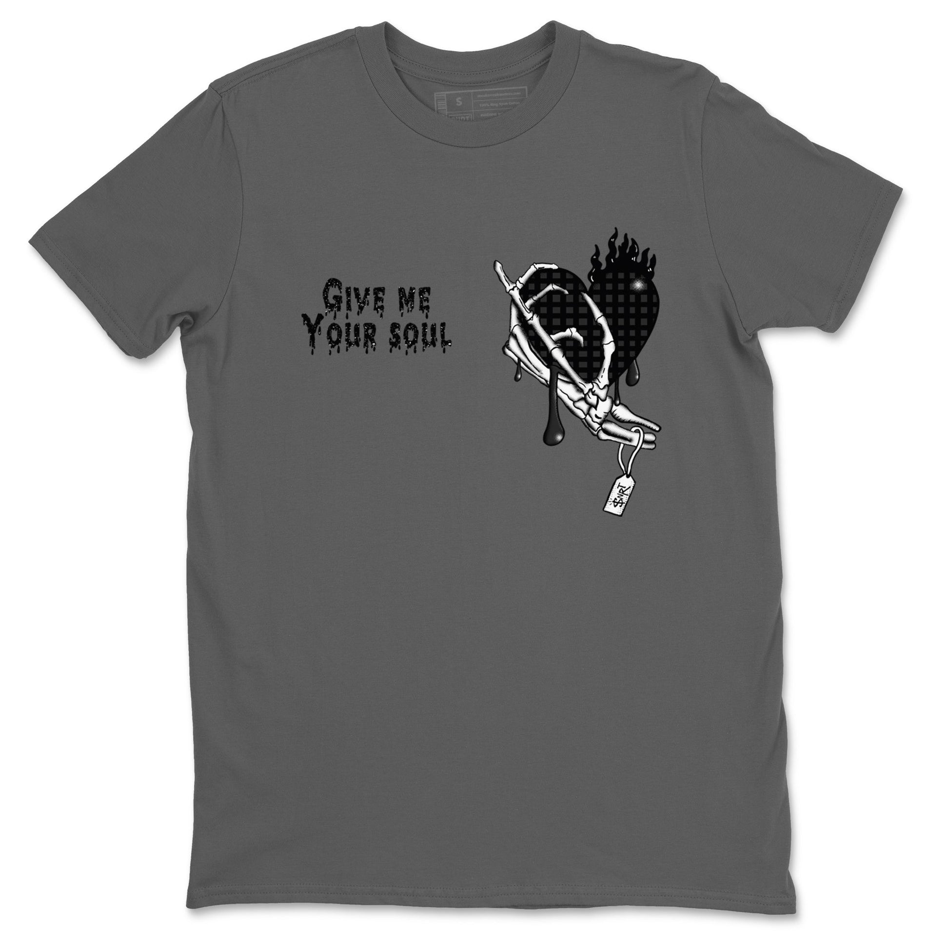 4s Fear shirts to match jordans Give Me Your Soul sneaker match tees Air Jordan 4 Retro Fear match shoes to clothes SNRT Sneaker Tees unisex cotton Cool Grey 2 shirts