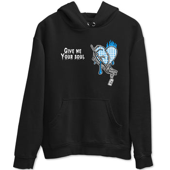 4s Military Blue shirts to match jordans Give Me Your Soul unique Halloween sneaker tee Air Jordan 4 Military Blue SNRT Sneaker Release Tees unisex cotton Black 2 crew neck shirts