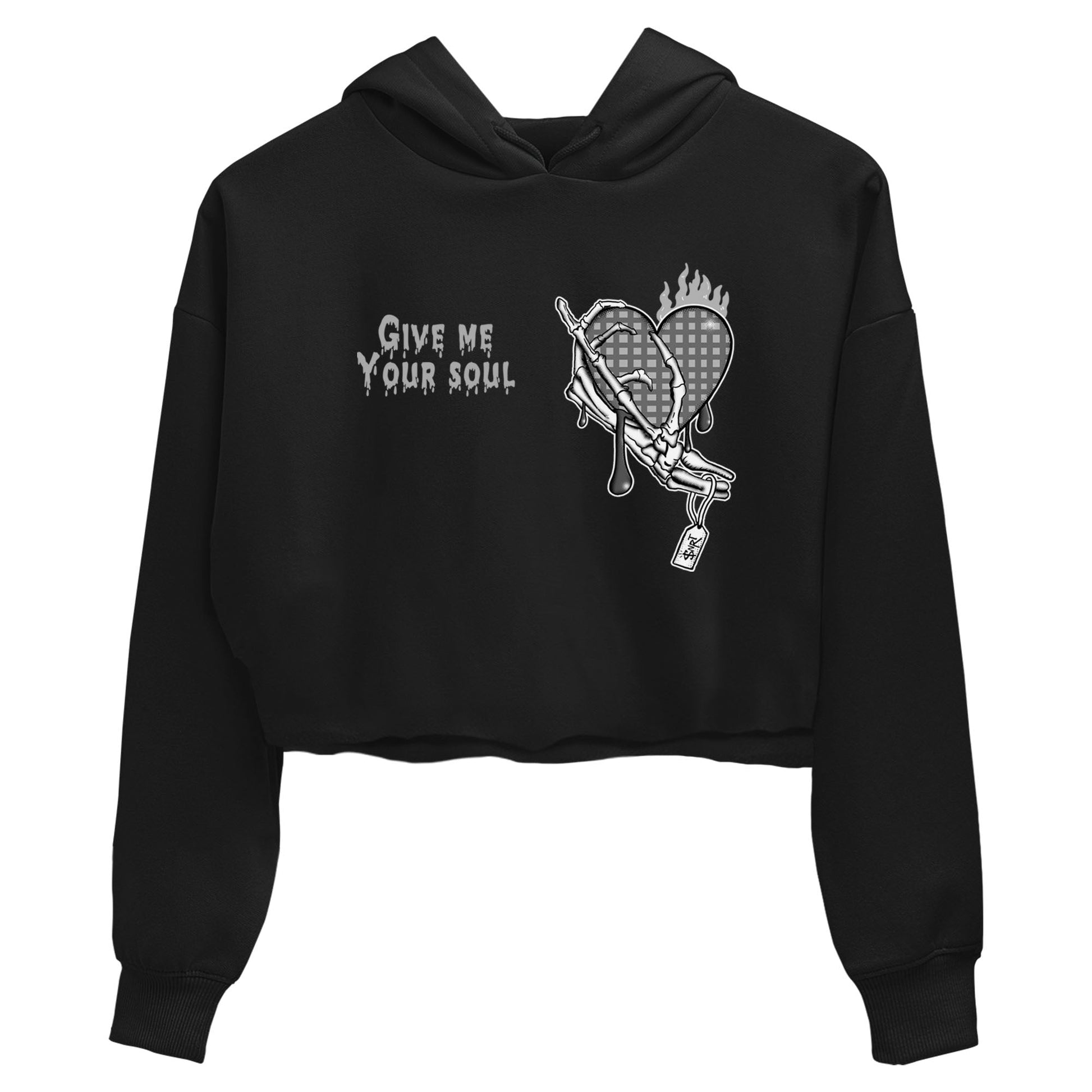 4s Wet Cement shirts to match jordans Give Me Your Soul unique Halloween sneaker tee Air Jordan 4 Wet Cement SNRT Sneaker Release Tees unisex cotton Black 2 Crop Shirts