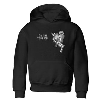 4s Wet Cement shirts to match jordans Give Me Your Soul unique Halloween sneaker tee Air Jordan 4 Wet Cement SNRT Sneaker Release Tees Youth Baby Black 2 crew neck shirts