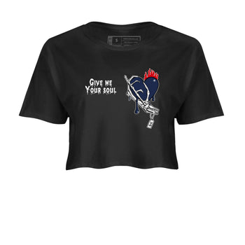 6s White And Midnight Navy shirts to match jordans Give Me Your Soul unique Halloween sneaker tee Air Jordan 6 White And Midnight Navy SNRT Sneaker Release Tees unisex cotton Black 2 Crop Shirts