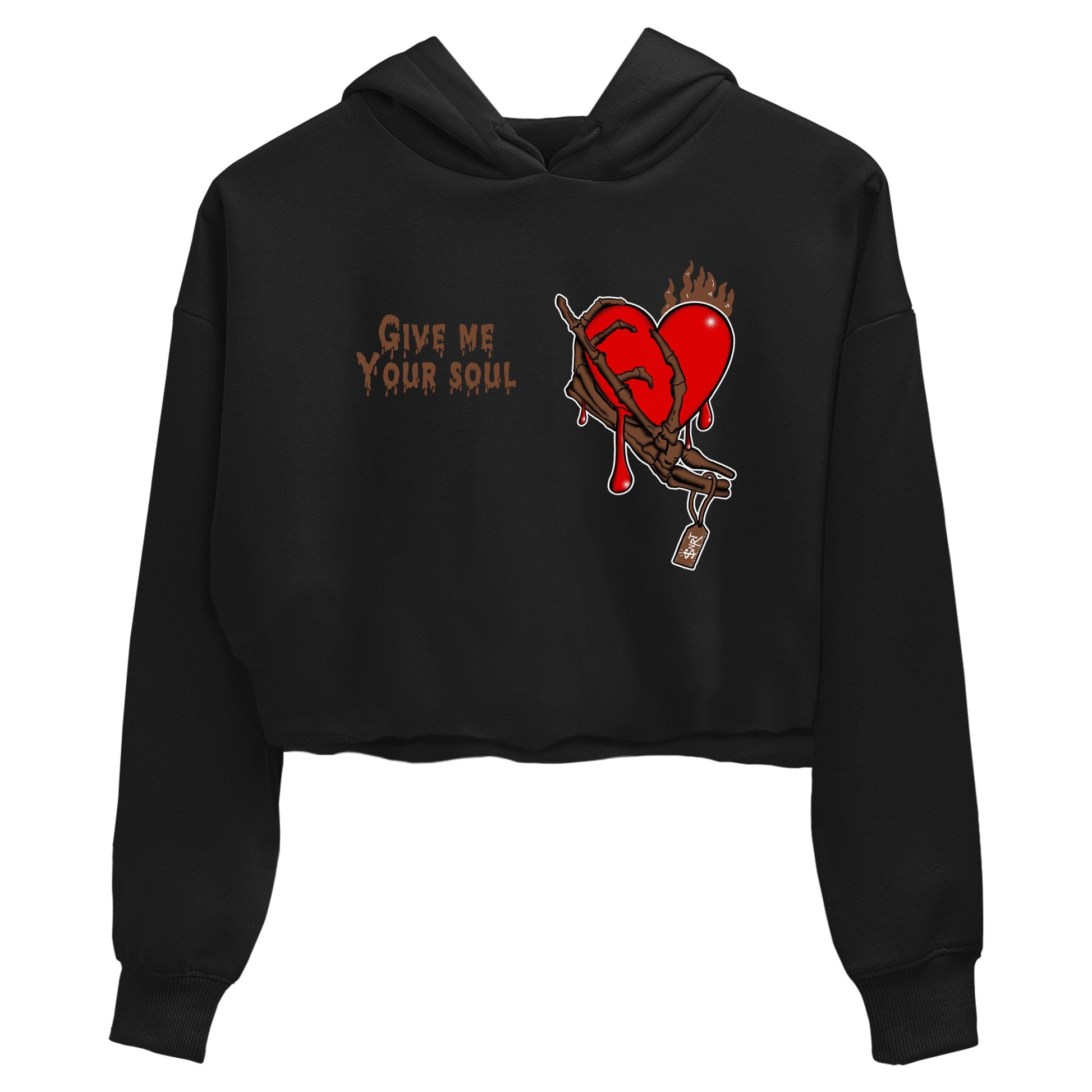 9s Olive shirts to match jordans Give Me Your Soul sneaker match tees Air Jordan 9 Olive match shoes to clothes SNRT Sneaker Tees unisex cotton Black 2 crop tee