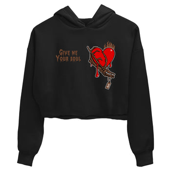 9s Olive shirts to match jordans Give Me Your Soul sneaker match tees Air Jordan 9 Olive match shoes to clothes SNRT Sneaker Tees unisex cotton Black 2 crop tee