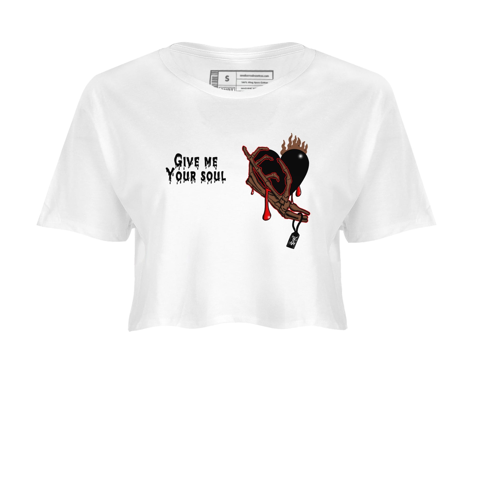 9s Olive shirts to match jordans Give Me Your Soul sneaker match tees Air Jordan 9 Olive match shoes to clothes SNRT Sneaker Tees unisex cotton White 2 crop tee