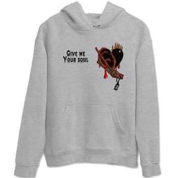 9s Olive shirts to match jordans Give Me Your Soul sneaker match tees Air Jordan 9 Olive match shoes to clothes SNRT Sneaker Tees unisex cotton Heather Grey 2 shirts