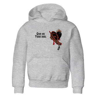 9s Olive shirts to match jordans Give Me Your Soul sneaker match tees Air Jordan 9 Olive match shoes to clothes SNRT Sneaker Tees Youth Baby Heather Grey 2 tee