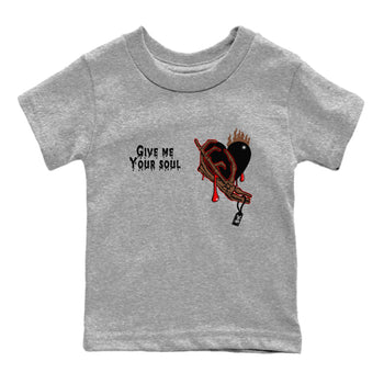 9s Olive shirts to match jordans Give Me Your Soul sneaker match tees Air Jordan 9 Olive match shoes to clothes SNRT Sneaker Tees Youth Baby Heather Grey 2 tee
