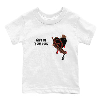 9s Olive shirts to match jordans Give Me Your Soul sneaker match tees Air Jordan 9 Olive match shoes to clothes SNRT Sneaker Tees Youth Baby White 2 tee