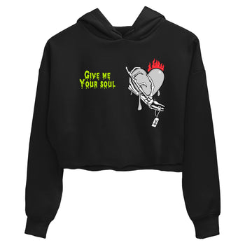 Sneaker Threads – Sneaker Tees To Match Air Max 90 Spruce Aura and Ghost Green – Give Me Your Soul Crop Tee Black 2. Perfect for Jordan releases 2025 colorways.