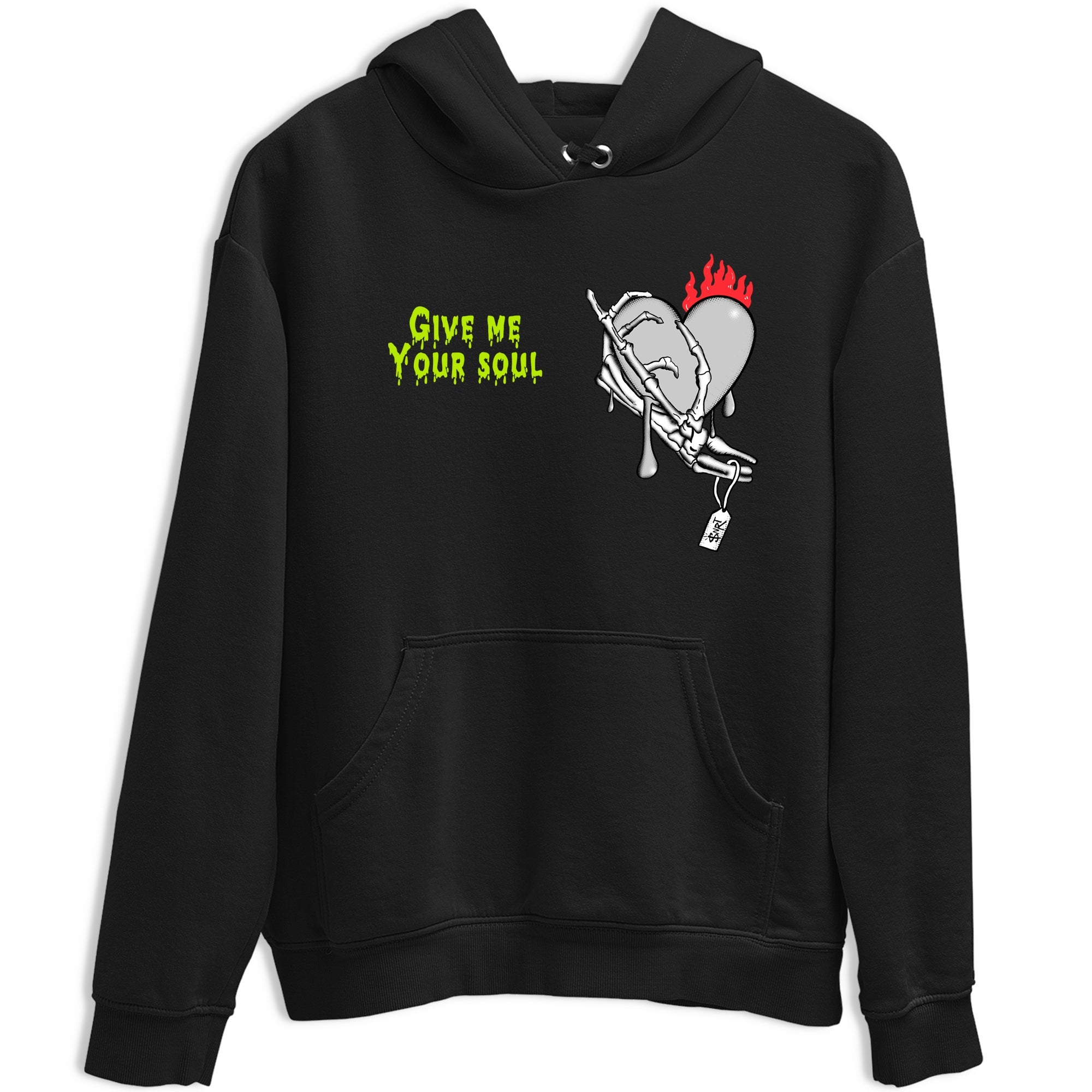 Sneaker Threads – Sneaker Tees To Match Air Max 90 Spruce Aura and Ghost Green – Give Me Your Soul Graphic Tee Black 2. Perfect for Jordan releases 2025 colorways.